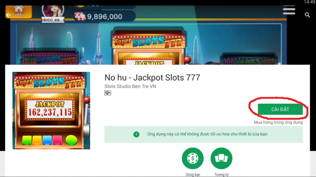 Tải Game Nổ Hũ - Jackpot Slots 777 Mới Nhất Trên Android